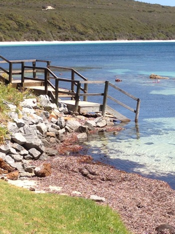 Frenchman Bay Boat Launch and Pier Stairs,Torndirrup