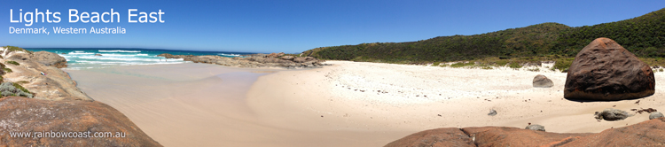 Lights Beach East, eastern end