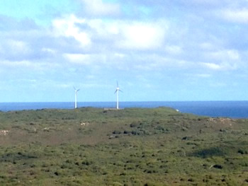 Monkey Rock view of the Denmark Community Windfarm