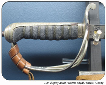 Princess Royal Fortress - Military Sword Display