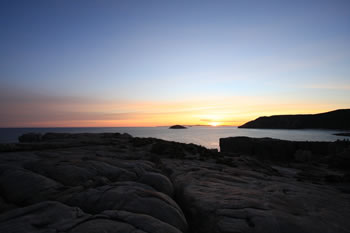 The Gap photograph of the Southern Ocean Waves on ancient granite