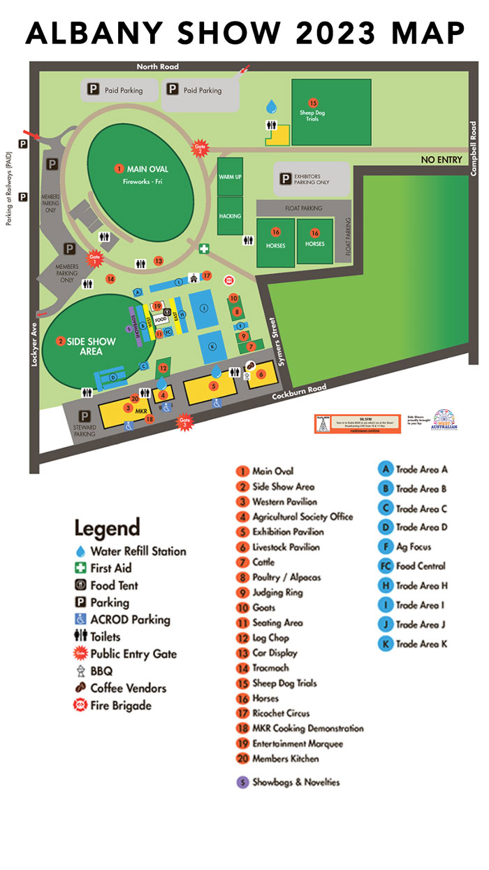 Albany Show MAP