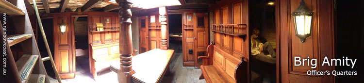 The Brig Amity - Officers Quarters