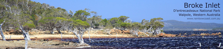 Broke Inlet, Walpole, Western Australia on the South Coast of WA