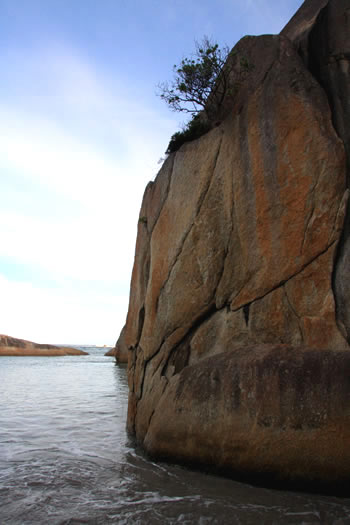 Elephant Rocks allow access to Elephant Cove