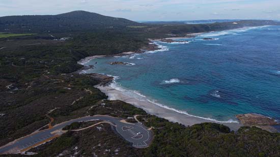 Madfish Bay surrounded by Rock Formations