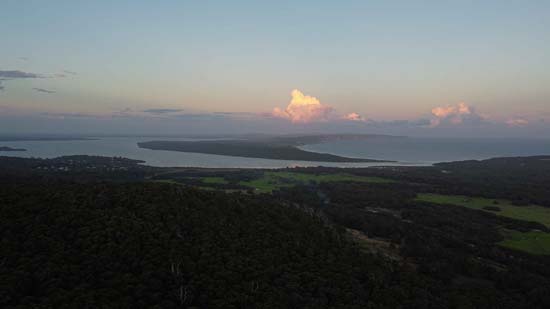 Monkey Rock view of the Wilson Inlet