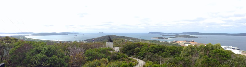 View of Albany from Mount Carence