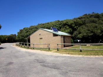 Parry Beach Camping Powered Shower Block