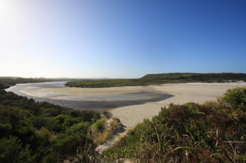 Parry Inlet when land locked