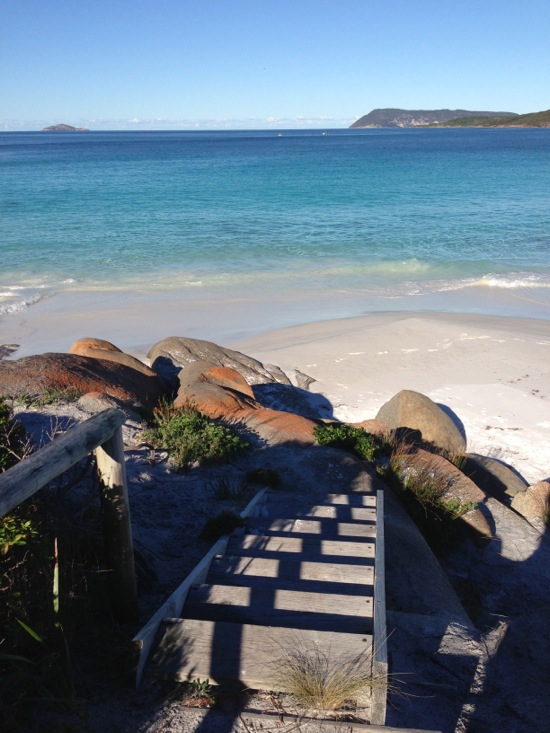 Stairs to the beach