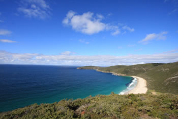 Paragliding over Shelley Beach, Albany