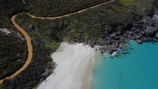 Shelley Beach from the Lookout, West Cape Howe