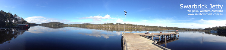 Panoramic Photograph of the Walpole Inlet, Walpole, Western Australia from the Swarbrick Jetty