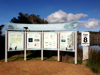 Walpole Visitors Information at Walpole Inlet