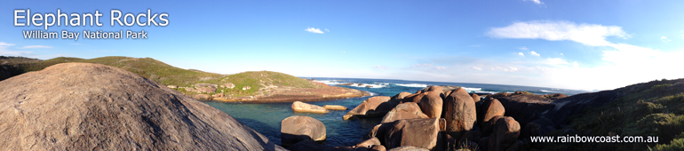 Elephant Rocks and Elephant Cove at William Bay National Park