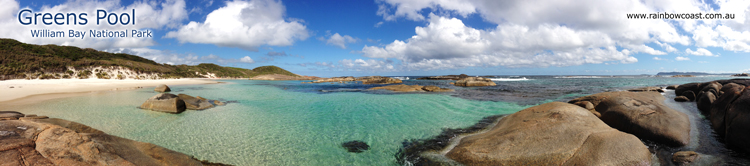 Greens Pool Panoramic Photograph, William Bay National Park, Denmark, Western Australia