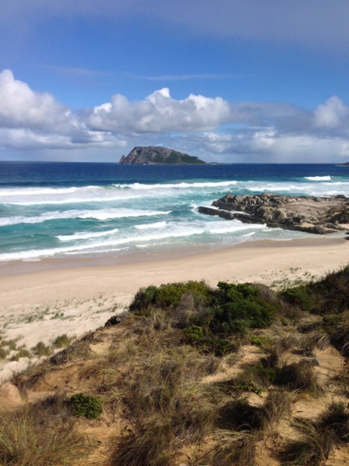 Mandalay Beach overlooking Chatham Island, Walpole